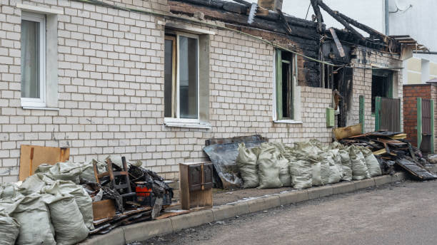 Professional Soot Cleanup technician working in Richwood, TX